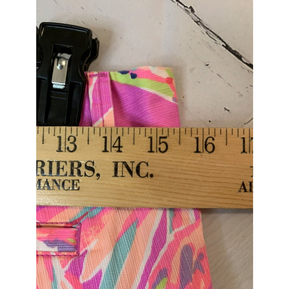 Lilly Pulitzer Bright Short Pink Colorful Size 0 Shorts With Pockets - Picture 7 of 8